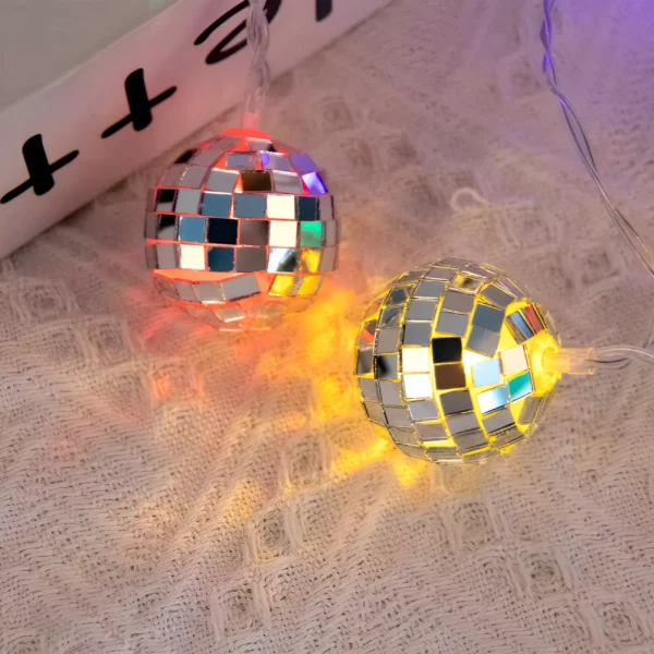 1.5m Disco Ball String Lights - Image 6