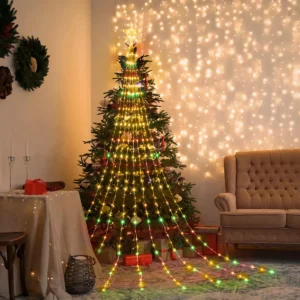Pentagram LED Waterproof Christmas String Lights