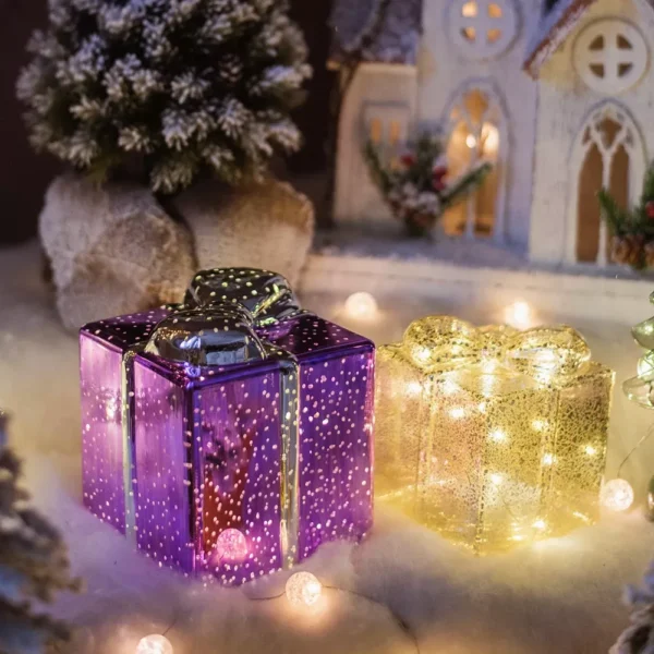 Christmas Glass Light Gift Box - Image 4