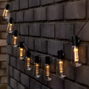 Solar LED String Lights, Outdoor Waterproof Patio Christmas Decoration Lights