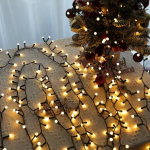 10M 500 LED Outdoor Solar Globe Fairy Lights Christmas Waterproof String Lights