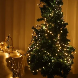 1000/2000 LED Fairy Cluster Firecracker String Lights for Outdoor Decor
