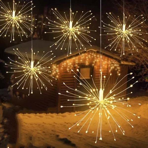 120/200 LED Solar Garden String Lights - Image 2