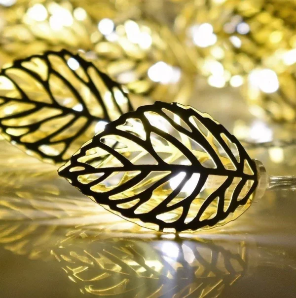 Leaf Garland LED String Lights - Image 6