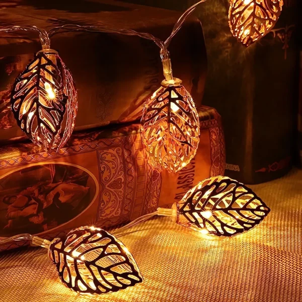 Leaf Garland LED String Lights - Image 4