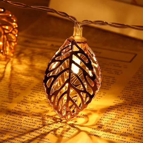 Leaf Garland LED String Lights - Image 5