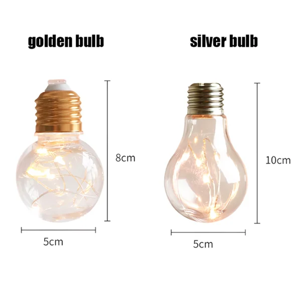 Warm White LED Christmas Fairy String Lights - Image 5