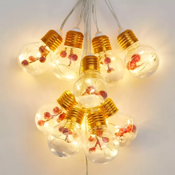 Warm White LED Christmas Fairy String Lights - Image 4
