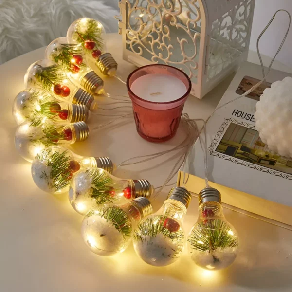 Warm White LED Christmas Fairy String Lights - Image 3