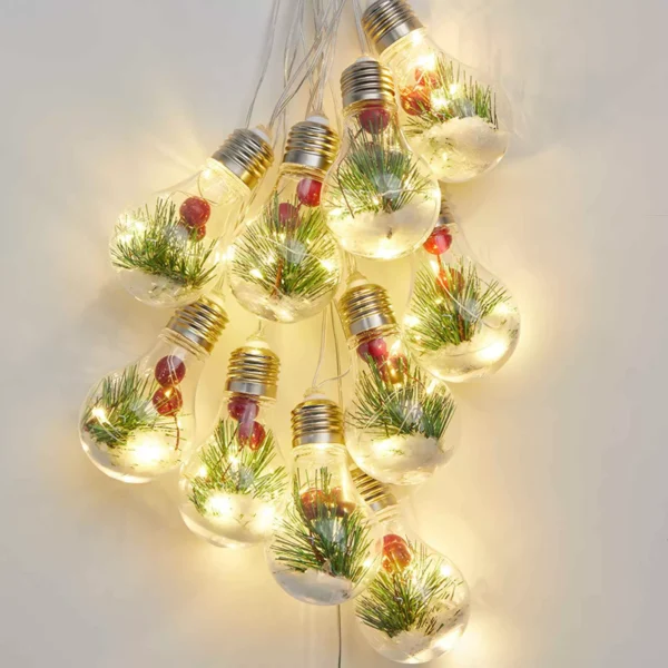 Warm White LED Christmas Fairy String Lights - Image 2