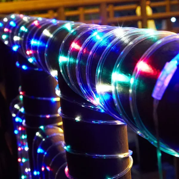 Solar-Powered Outdoor Rope LED Lights - Image 3