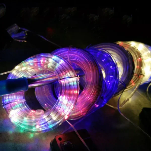 Solar-Powered Outdoor Rope LED Lights - Image 5