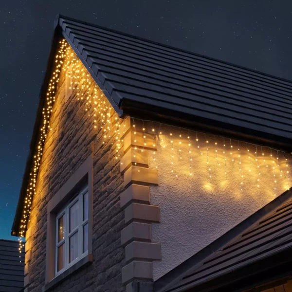 3M/5M Solar Icicle Curtain Lights - Image 4