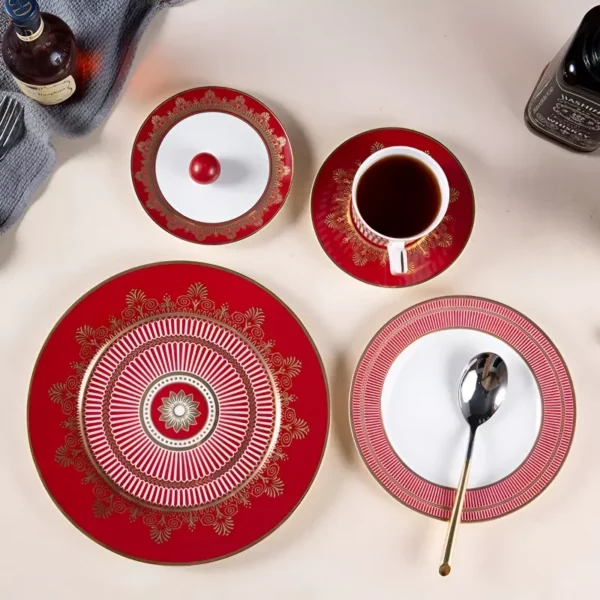 Elegant Bone China Tableware Set - Image 6