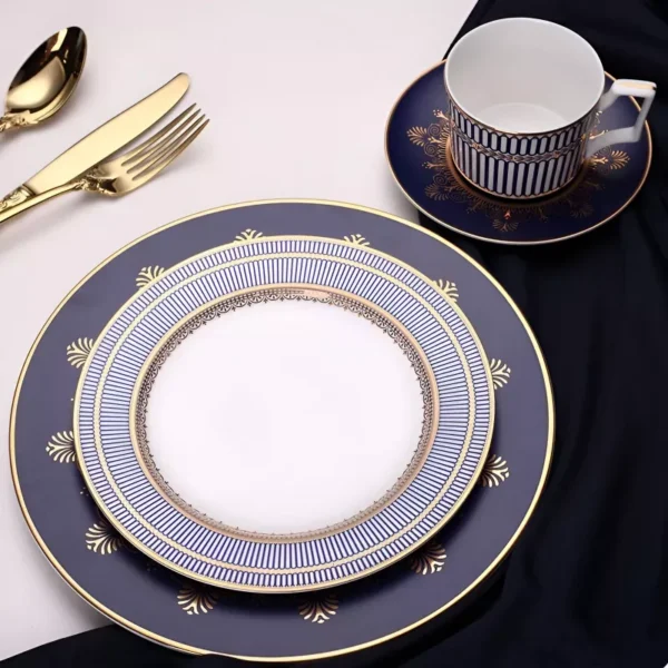 Elegant Bone China Tableware Set - Image 4