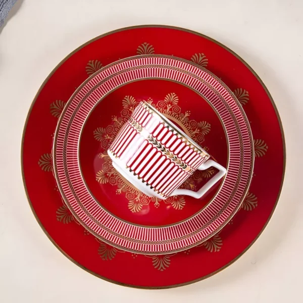 Elegant Bone China Tableware Set - Image 5