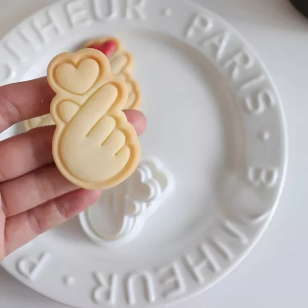 Love Gesture Cookie Cutters and Stamps - Image 5