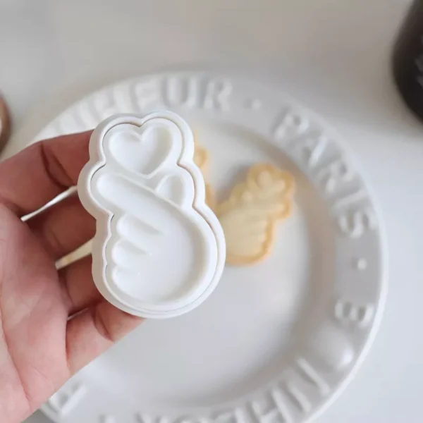 Love Gesture Cookie Cutters and Stamps - Image 6