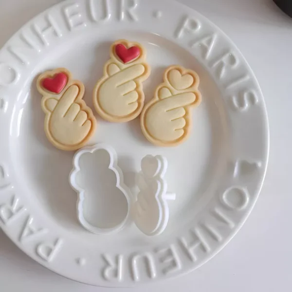 Love Gesture Cookie Cutters and Stamps - Image 3