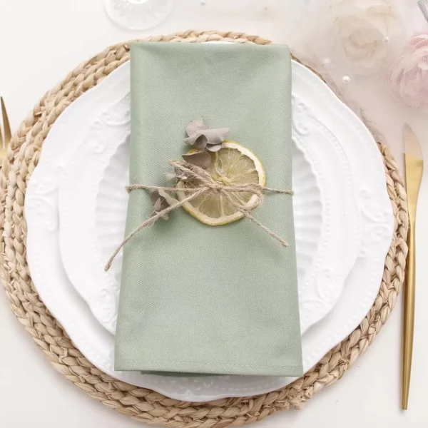 6pcs Square Dinner Napkins 43x43cm - Image 3