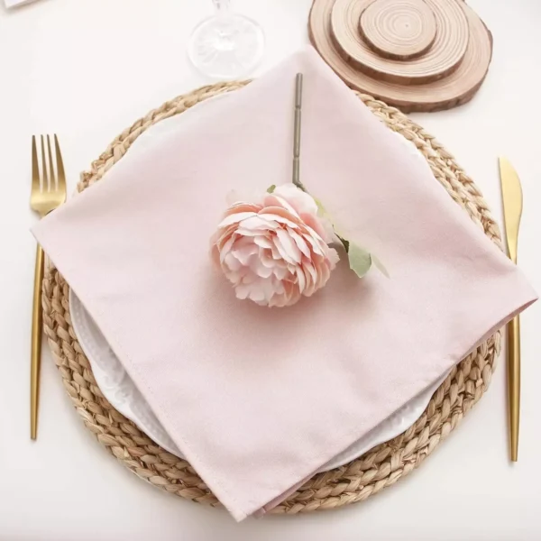 6pcs Square Dinner Napkins 43x43cm - Image 6