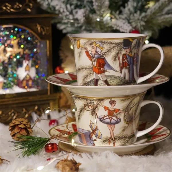 Elegant Couple Coffee Cup Set - Image 4