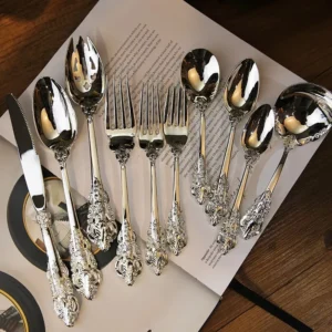 Baroque Silver Cutlery Set