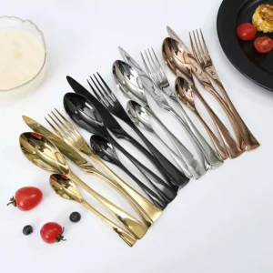 Luxury 4-Piece Stainless Steel Cutlery Set