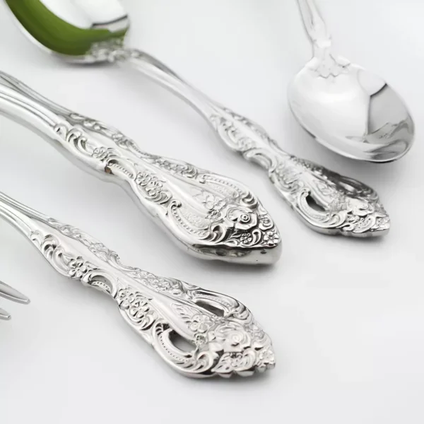 Luxury Stainless Steel Gold and Silver Cutlery Set - Image 4