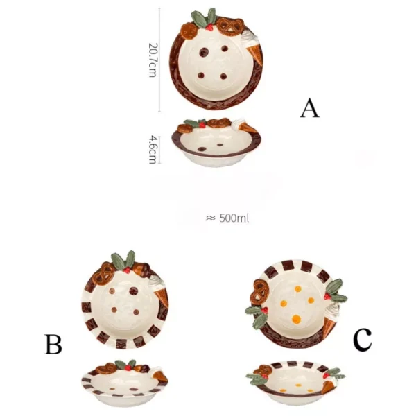 20.7cm Ceramic Dinner Plate - Image 7