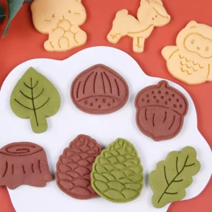Forest Animal Cookie Cutters and Fondant Molds for Baking and Cake Decorating