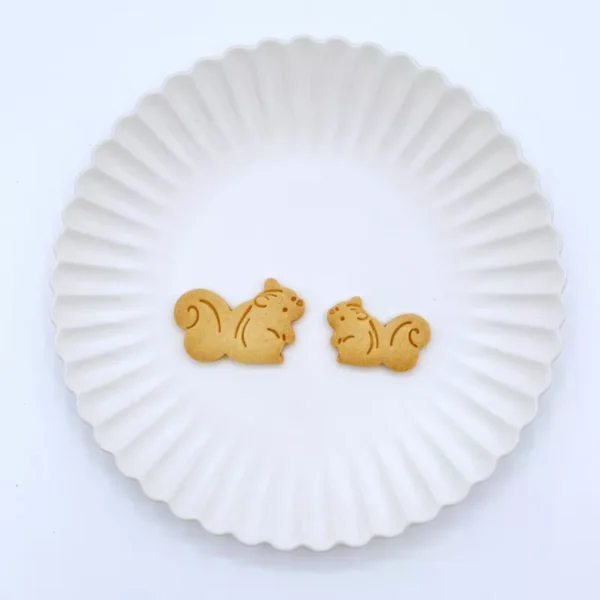 Cute Squirrel 3D Cookie Cutter and Fondant Mold - Image 5
