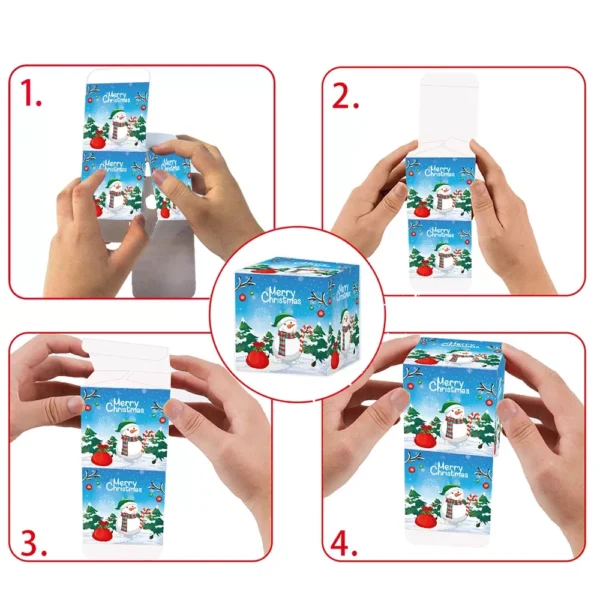 12pcs Christmas Candy Boxes - Image 5