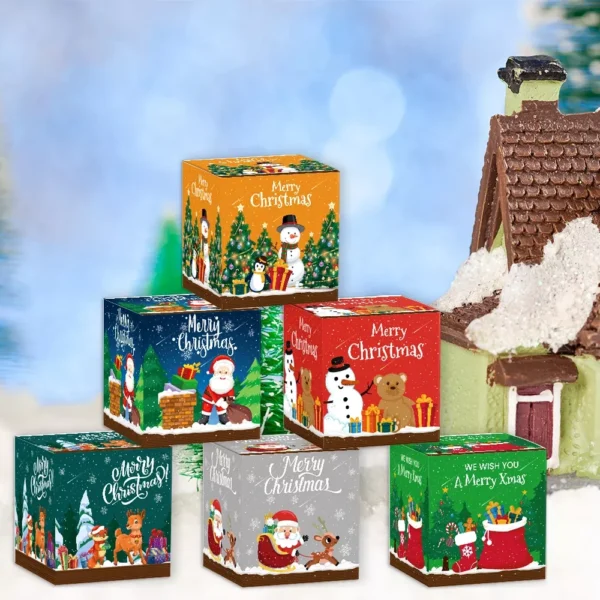 12pcs Christmas Candy Boxes - Image 2