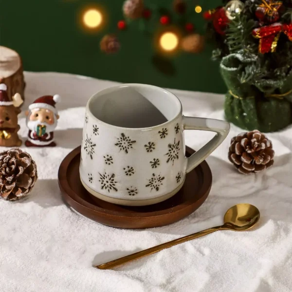 Creative Nordic Retro Ceramic Mug with Handle - Image 5