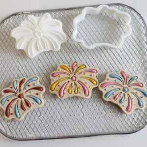 3D Firework Cookie Cutters and Stamps