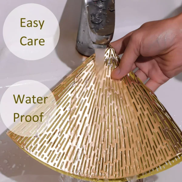 Gold Metallic Round Placemats - Image 6