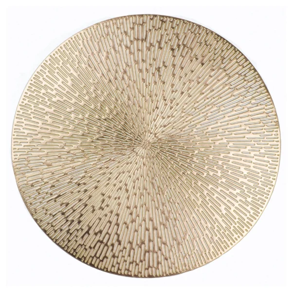Gold Metallic Round Placemats - Image 7