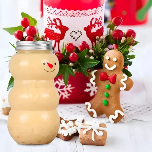 500ml Christmas Snowman Bottles - Image 6