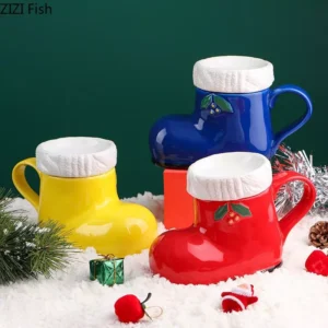 Creative Boot-Shaped Ceramic Mug