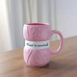 Unique Knit Style Ceramic Coffee Mug