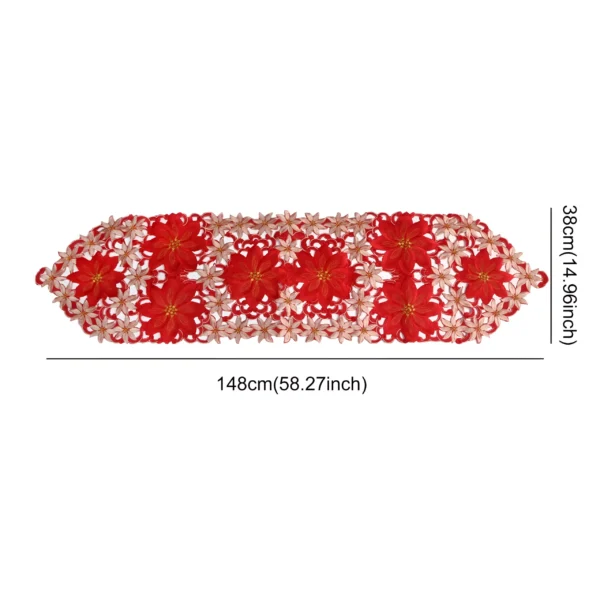 Festive Christmas Tablecloths and Embroidered Table Runners - Image 6