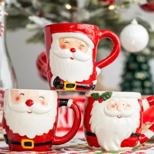 Santa Claus Cartoon Ceramic Mug