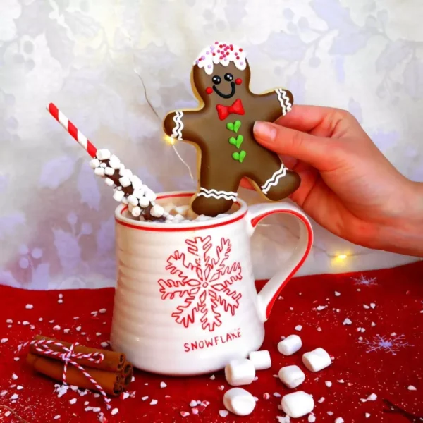 2-Piece Stainless Steel Gingerbread Cookie Cutter Set - Image 3