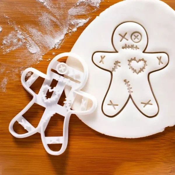 Christmas Cookie Cutter and Stamp for Festive Baking Fun - Image 2