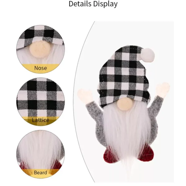 Xmas Cutlery Bag Santa Doll Tableware Holder - Image 5
