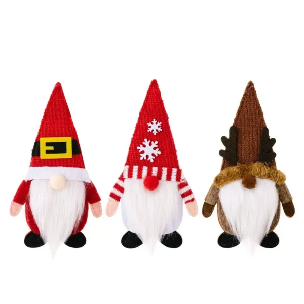 Festive Gnome Silverware Holder for Christmas Table Decor - Image 5