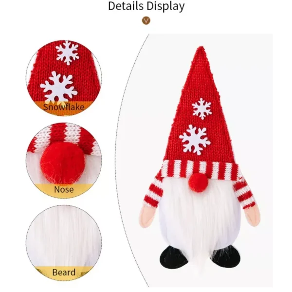 Festive Gnome Silverware Holder for Christmas Table Decor - Image 6
