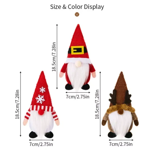 Festive Gnome Silverware Holder for Christmas Table Decor - Image 7