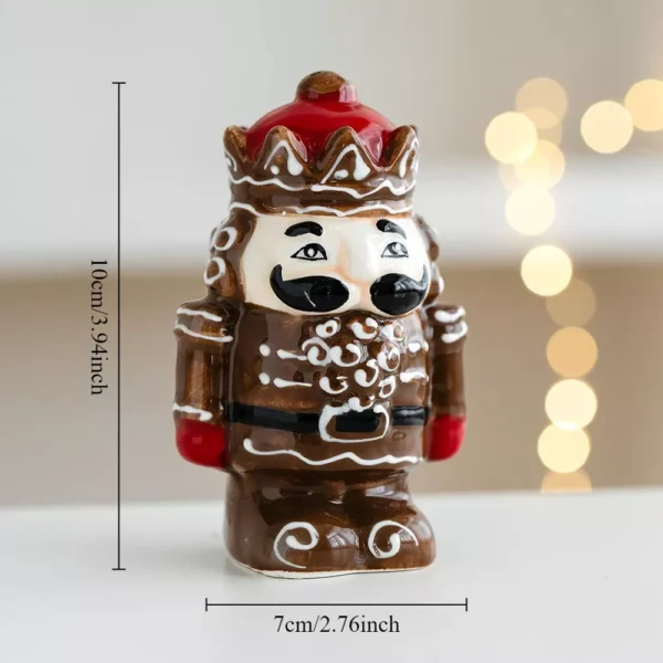 Charming Nutcracker Soldier Seasoning Jar for Festive Decor - Image 6